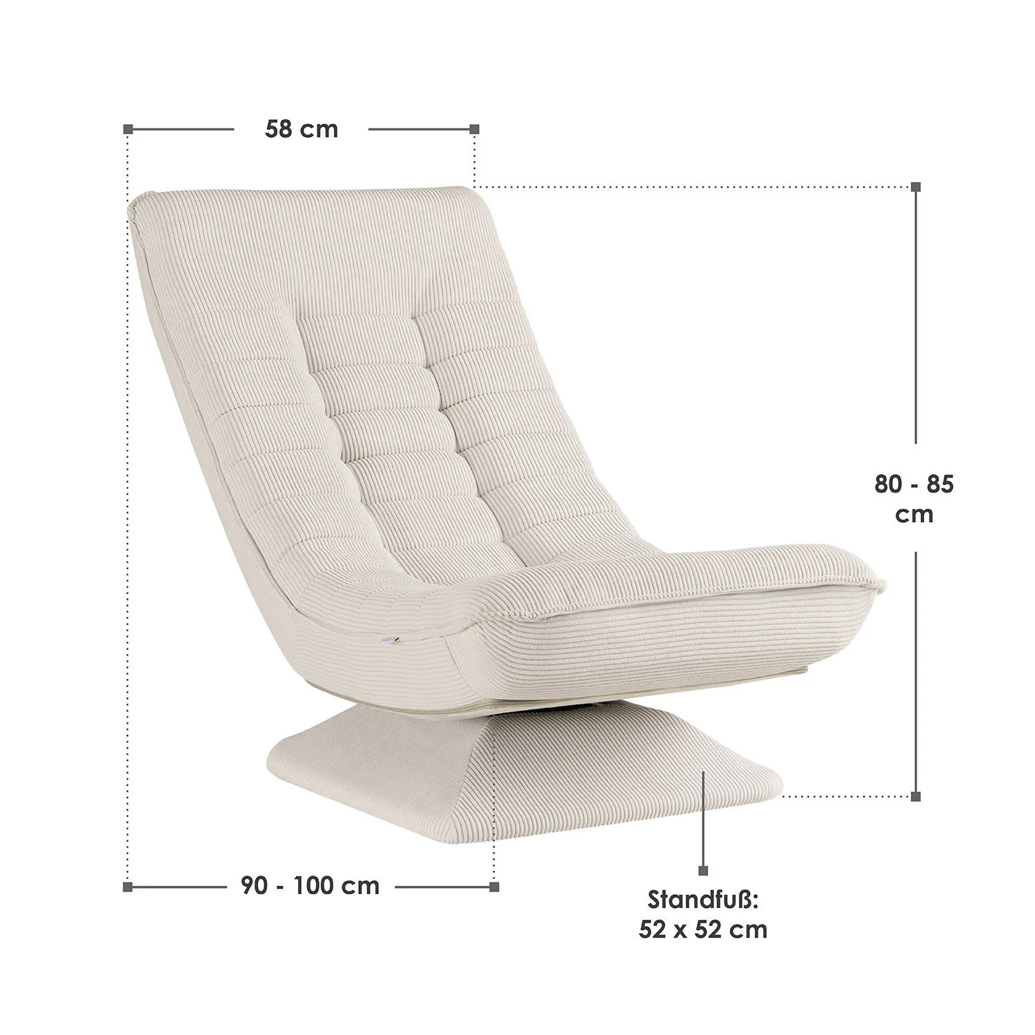 Relaxsessel Korsika mit Cord - Image 10