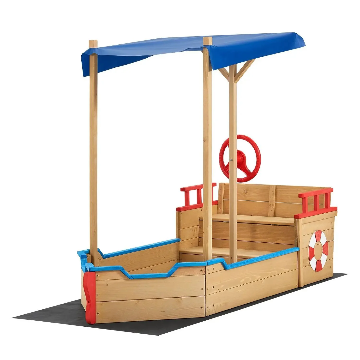 Sandkasten Käpt’n Pit - Piratenschiff Boot aus Holz - Image 6