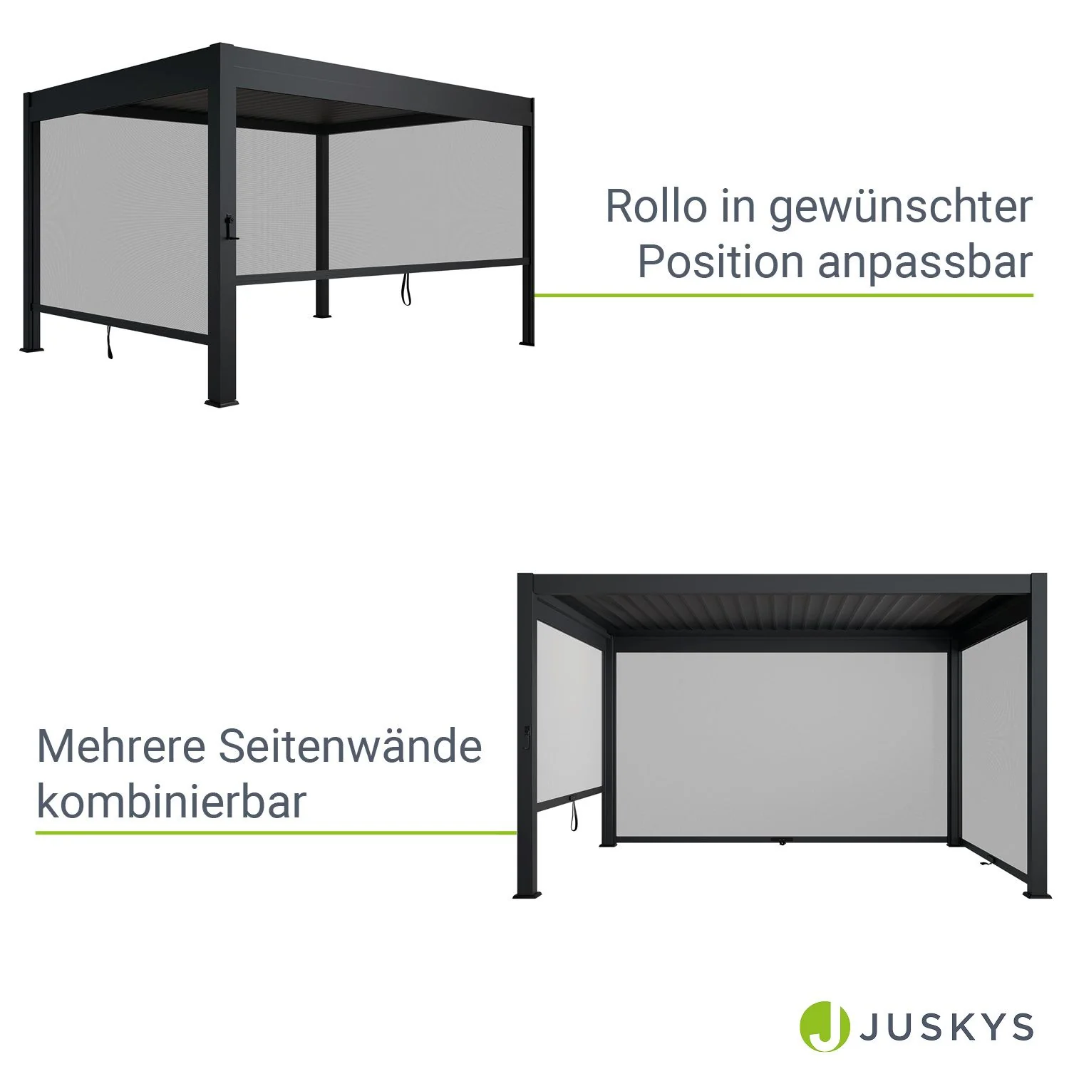 Seitenwand für Lamellendach Tahiti - Image 15