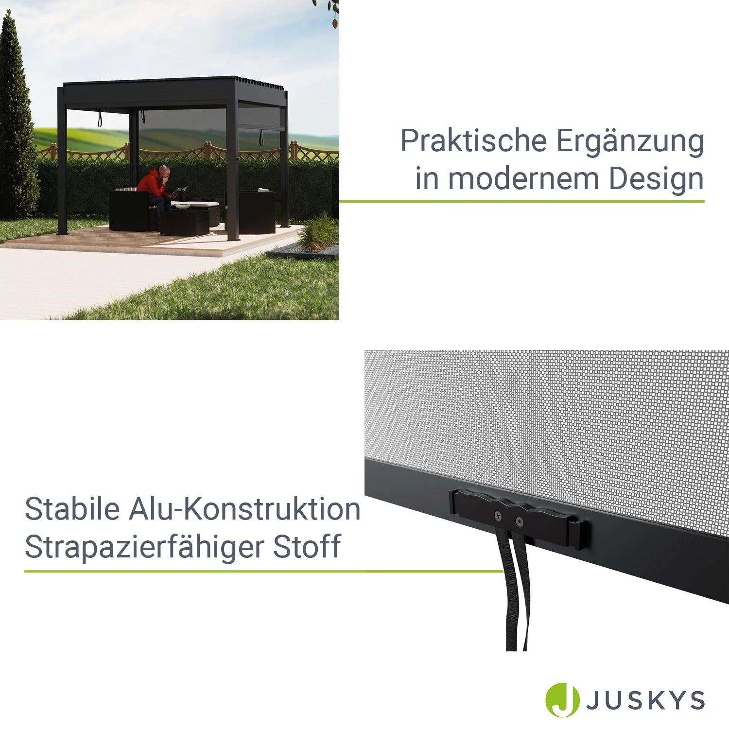 Seitenwand für Lamellendach Tahiti - Image 4