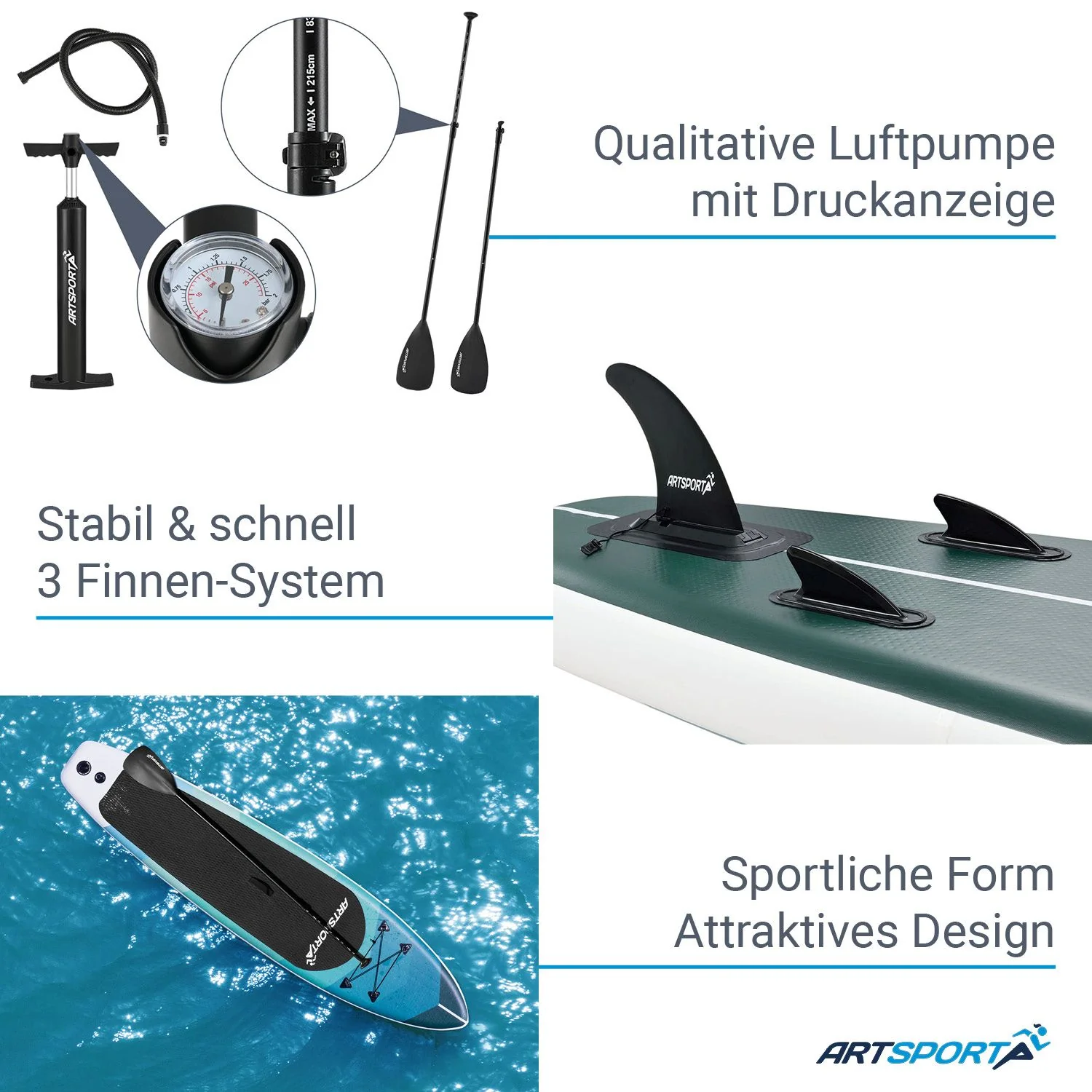 Stand Up Paddling Board - Komplett Set - Image 25