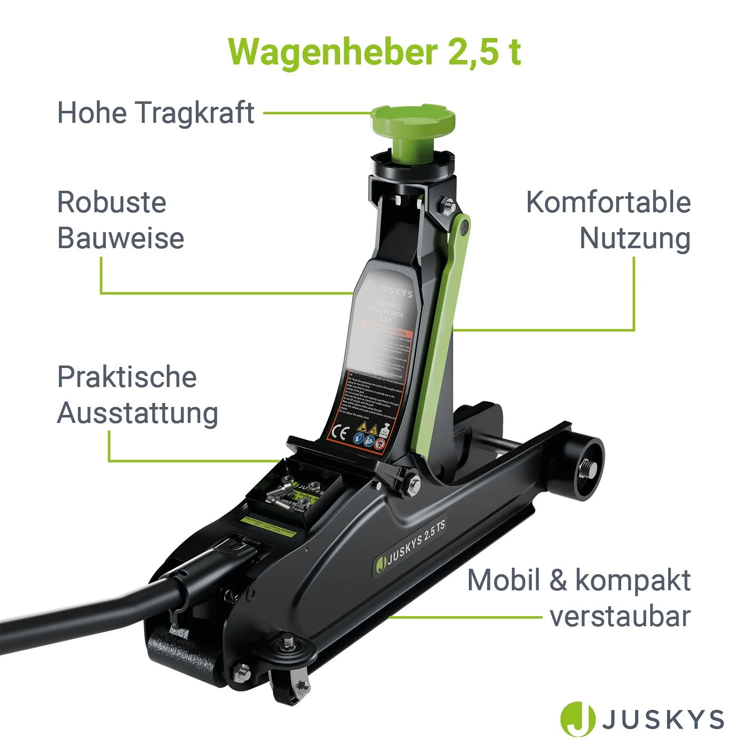 Wagenheber 2,5 t mit Transportbox - Image 3