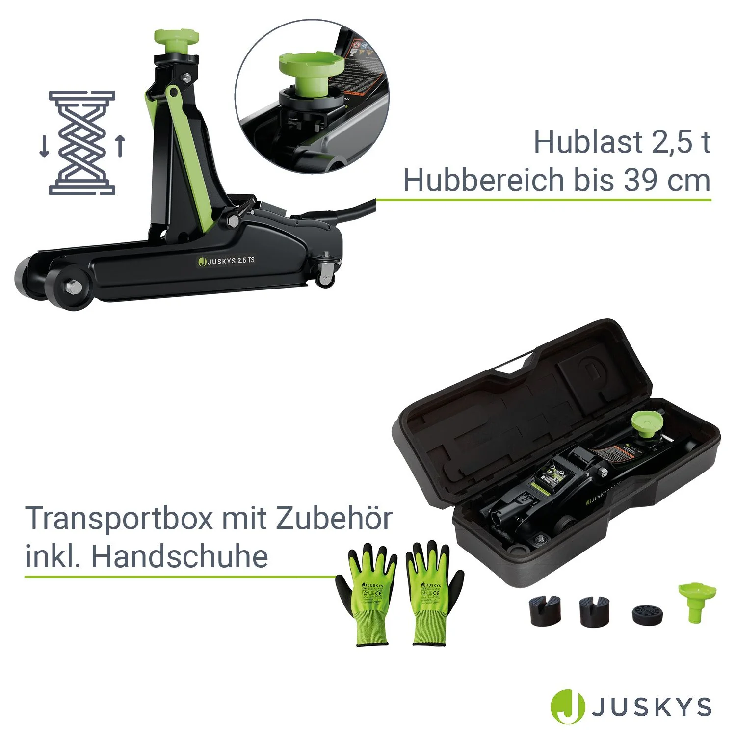 Wagenheber 2,5 t mit Transportbox - Image 4