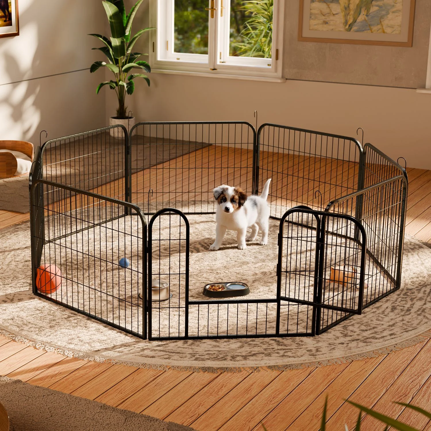 Welpenauslauf aus Metall - Image 12