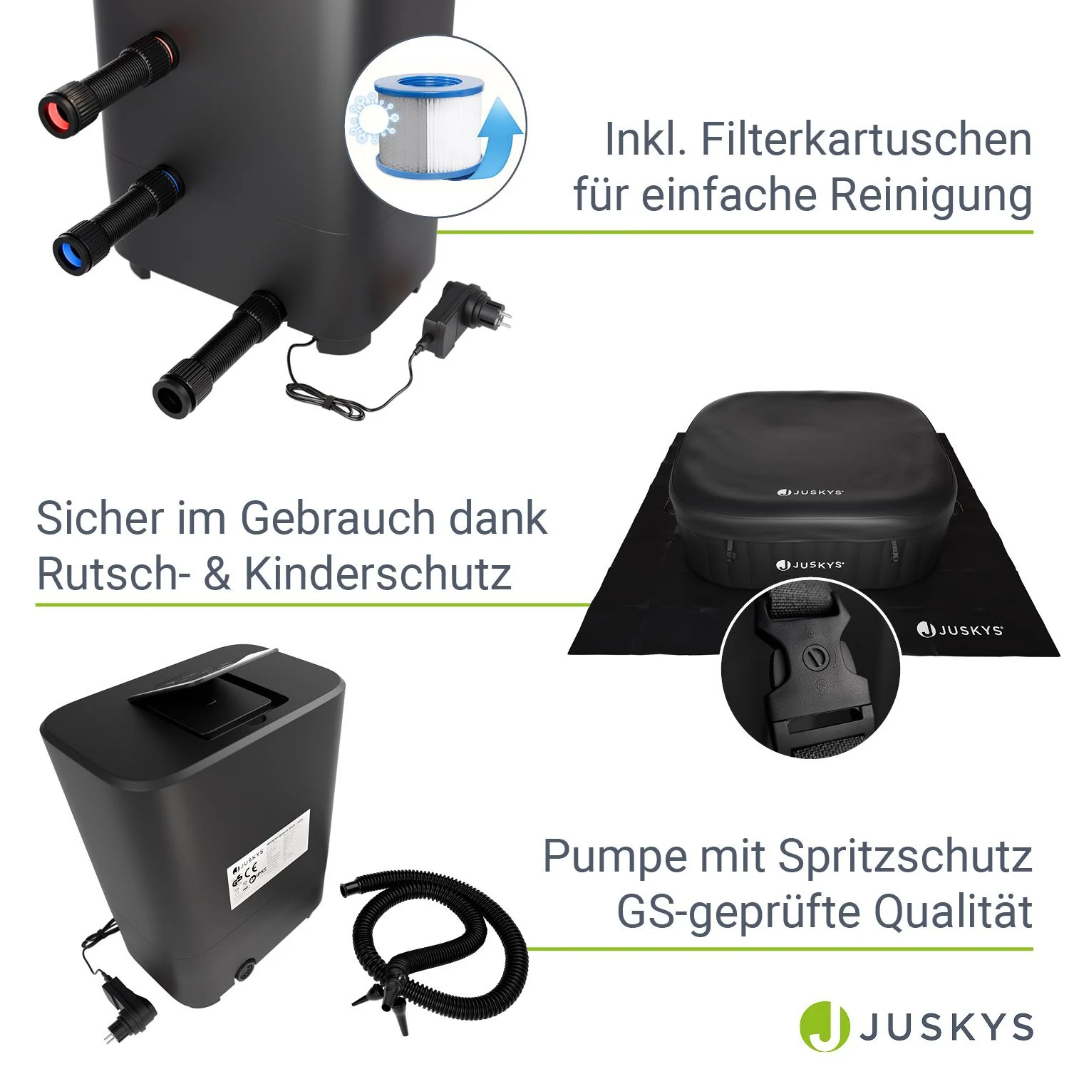 Whirlpool aufblasbar für 4-6 Personen - Image 15