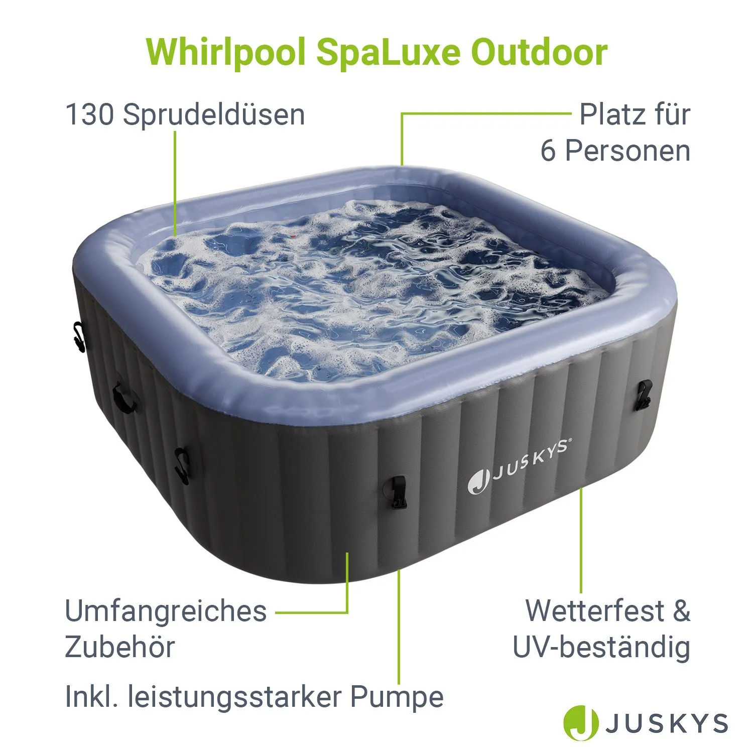 Whirlpool aufblasbar für 4-6 Personen - Image 23