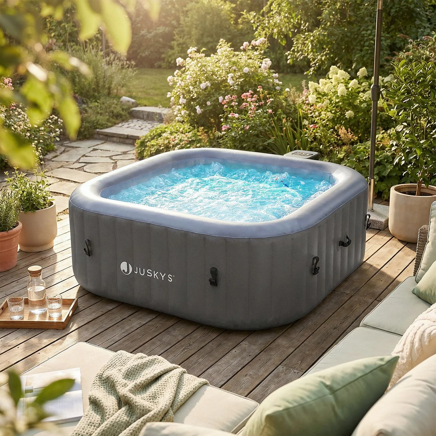 Whirlpool aufblasbar für 4-6 Personen - Image 32