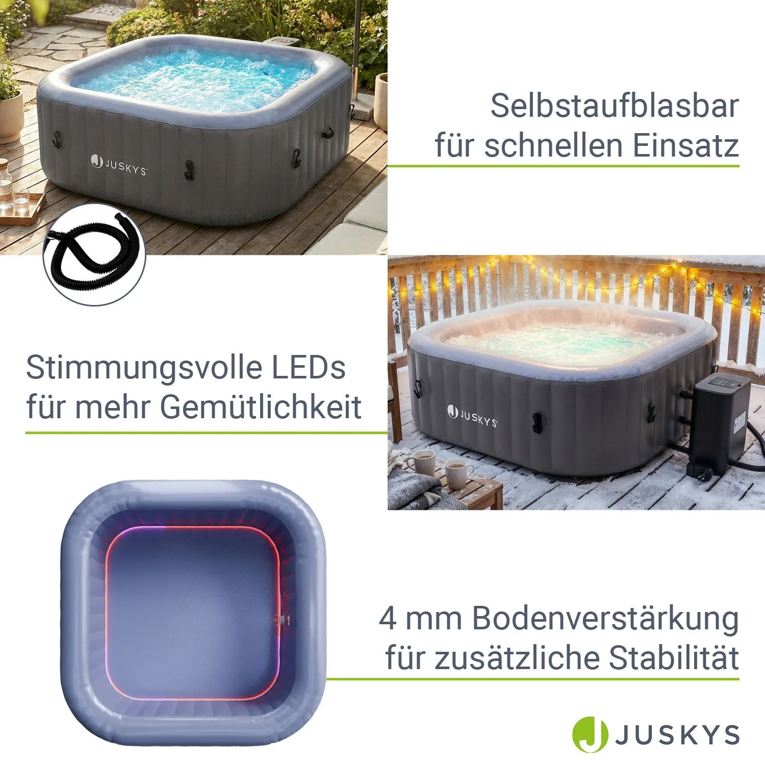 Whirlpool aufblasbar für 4-6 Personen - Image 34