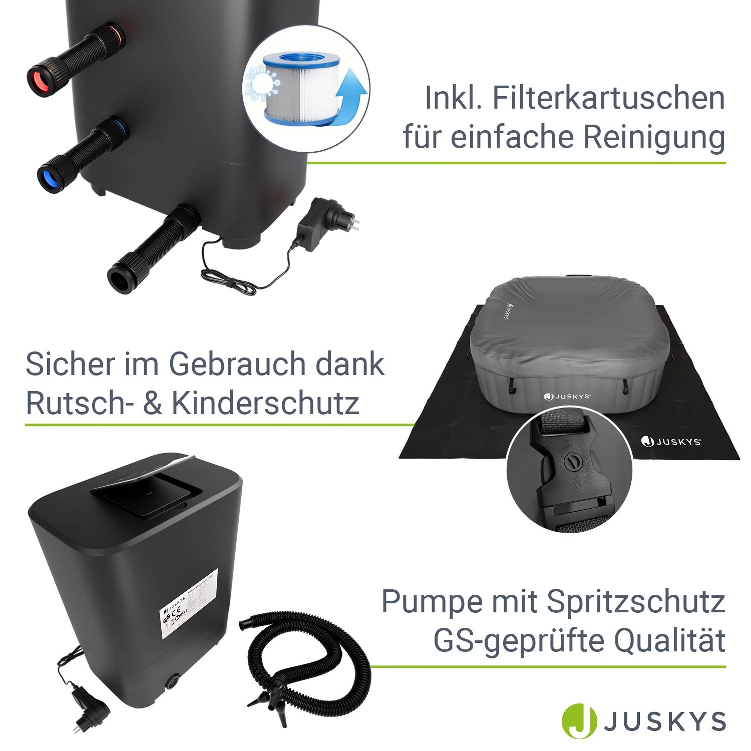 Whirlpool aufblasbar für 4-6 Personen - Image 35